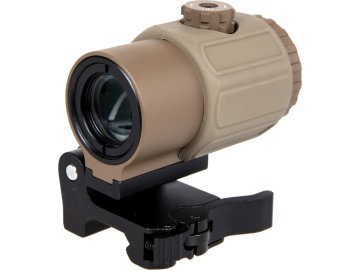 WDN Puškohled Magnifier 3x typu G43 - Dark Earth, WADSN 01