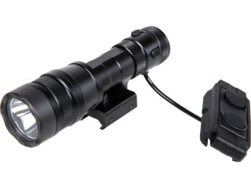 WDN Taktická Micro LED svítilna RAIN 1.0 na RIS, 1000lm - černá, WADSN 01