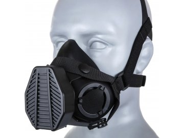 Speciální taktická maska "Respirator" replika - černá, Wosport