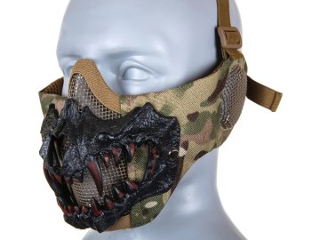 WSP Faceprotektor s ochranou uší EVO Tesák - Multicam, Wosport 01