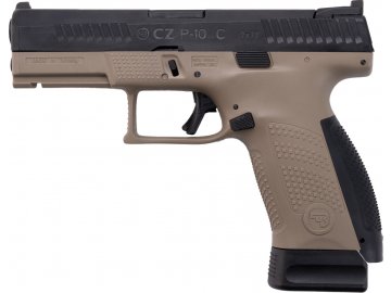 Airsoftová pistole CZ P-10C - Dual-Tone, kovový závěr, GBB, CO2, ASG