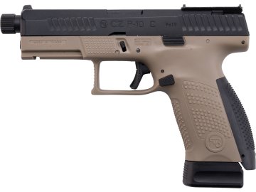 Airsoftová pistole CZ P-10C OR-OT - Dual-Tone, kovový závěr, GBB, CO2, ASG