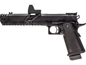 Airsoftová pistole Hi-Capa DRAGON včetně BDS - černá, kovový závěr, GBB, Raven