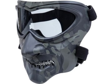 WSP Celoobličejová maska Night Knight - Multicam Black, Wosport 01
