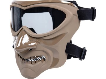 WSP Celoobličejová maska Night Knight - písková TAN, Wosport 01