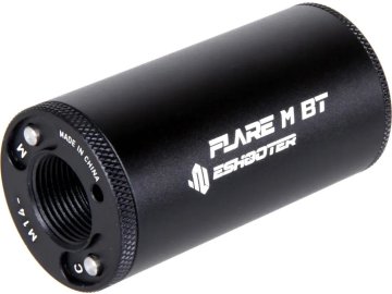 ESH Nasvětlovací tlumič FLARE M BT + chrono - černý, imitace výšlehu, E-Shooter 01