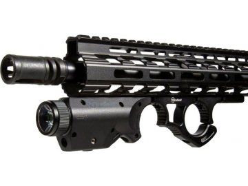 Grip Rival XL na M-LOK s integrovanou svítilnou a červeným laserem - černý, Firefield