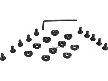 Vector Optics Sada ocelových M-LOK šroubů a matic - 10ks, Vector Optics 01