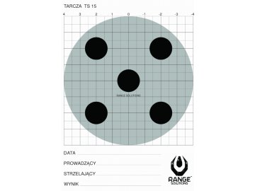 Střelecký terč TS-15 - 100ks, Range Solutions