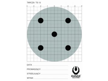 Střelecký terč TS-13 - 100ks, Range Solutions