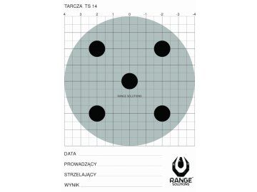 RAN Střelecký terč TS-14 - 100ks, Range Solutions 01