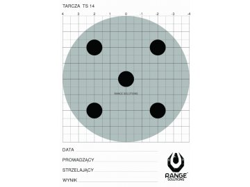 Střelecký terč TS-14 - 100ks, Range Solutions