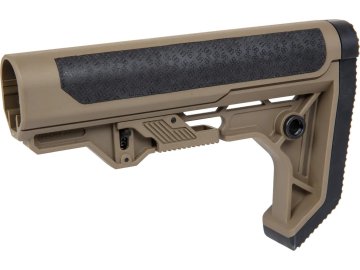 SPE Taktická pažba pro M4 Light Ops - Half-Tan, Specna Arms 01