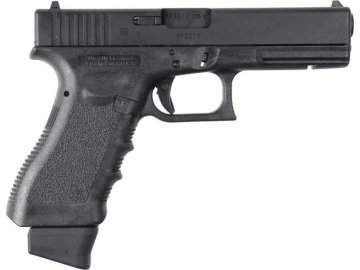 Uma Airsoftová pistole Glock 17 (Deluxe) - černá, kovový závěr, CO2, GBB, Umarex 01