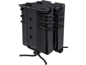 WSP Set MOLLE sumek Urban Assault Quick Pull pro 2x M4 zásobník - černý, Wosport 01
