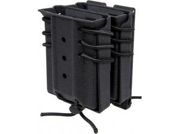 Set MOLLE sumek Urban Assault Quick Pull pro 2x M4 zásobník - černý, Wosport