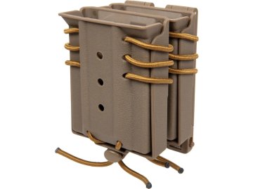 WSP Set MOLLE sumek Urban Assault Quick Pull pro 2x M4 zásobník - pískový TAN, Wosport 01