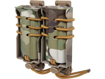 WSP Set MOLLE sumek Urban Assault Quick Pull pro 2x pistolový zásobník - Multicam, Wosport 01