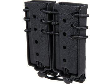 WSP Set MOLLE sumek Urban Assault Long Quick Pull pro 2x pistolový zásobník - černý, Wosport 01