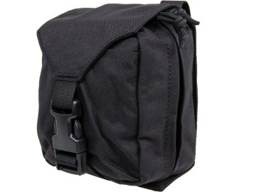 WSP Velká lékárnička s úchytem na MOLLE - černá, Wosport 01