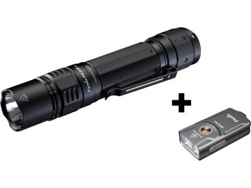 Fenix Taktická LED svítilna Fenix PD36R PRO + E03R V2.0 - černá, Fenix 01