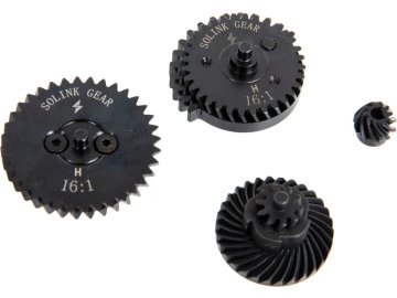 SNK CNC Ocelová ozubená kola V2/V3 - 16:1, šikmé ozubení, Solink 01