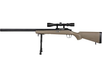 Airsoft sniper SA-S12 EDGE™ - pískový TAN, puškohled, dvojnožka, Specna Arms, SA-S12 01