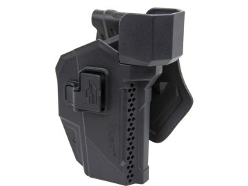 AMX Opaskové pouzdro / holster pro Glock 19/23/32 s kolimátorem - pro praváky, černé, Amomax 01