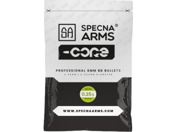 SPE Airsoftové kuličky Specna Arms CORE™ BIO 0,25g 1000bb, bílé 01