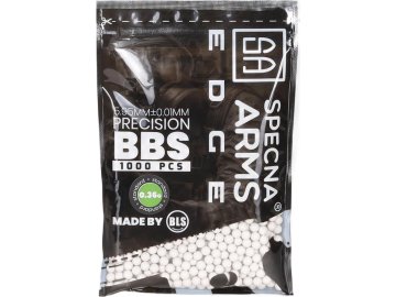 SPE Airsoftové kuličky Specna Arms EDGE™ 0,36g, 1000bb, bílé 01