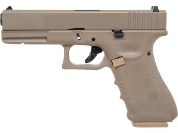 RAVEN Airsoftová pistole EU17 - písková TAN, kovový závěr, GBB, Raven 01