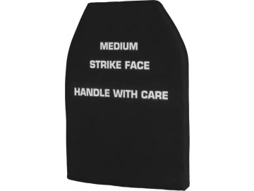 WSP Pěnová replika SAPI balistických plátů velikosti S - 2 ks, černé, Wosport 01