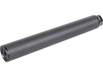 SVB Tlumič Carbon XL 300x40mm - černý, 24mm pravotočivý, SilverBack Airsoft 01