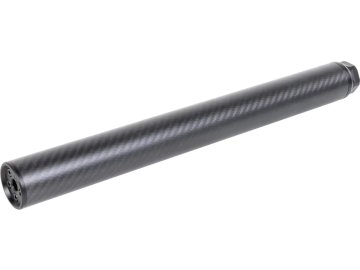 SVB Tlumič Carbon XXL 390x40mm - černý, 24mm pravotočivý, SilverBack Airsoft 01
