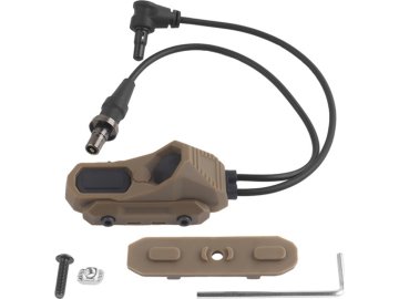 Wosport Duální spínač Dual Switch AXON, konektory SF a CRANE PLUG - pískový TAN, Wosport 01