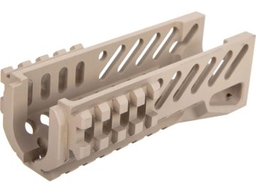 5KU Hliníkový spodní díl předpažbí B-11 pro AKS-74U (DBoys / LCT / GHK) - pískový TAN, 5KU 01
