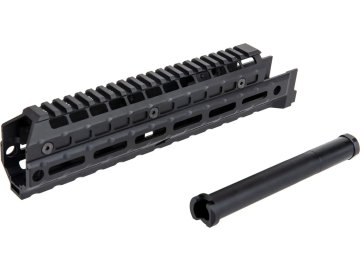 5KU Hliníkový set předpažbí M-LOK pro AK MWI - černý, dlouhý, 5KU 01