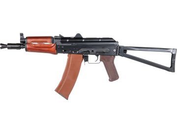 E a L Airsoftová zbraň ELS-74UN Platinum + ASTER SE V3 - ocelová, pravé dřevo, E&L 01