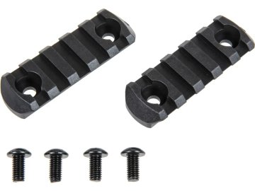 FMA Set 2 kusů lišt pro helmy 6cm - černé, FMA, TB1421 01