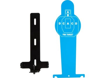 FMA Kovový sklápěcí terč TB1379 - modrý, FMA 01