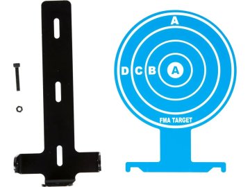 FMA Kovový sklápěcí terč TB1380 - modrý, FMA 01