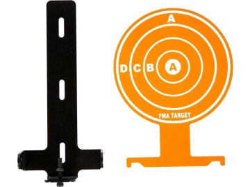 FMA Kovový sklápěcí terč TB1380 - oranžový, FMA 01