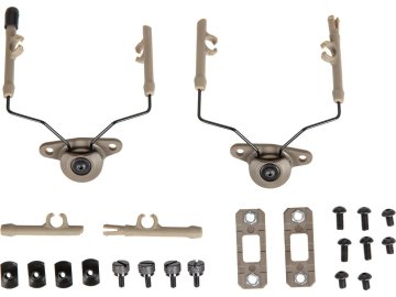 Tac Sada adaptérů pro sluchátka typu Comtac MK 2.0 (ARC, MLOK, TW) - FDE, Tac-Sky 01