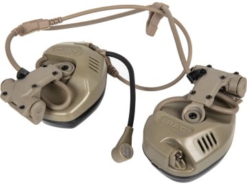 Tac Taktický headset WYS0115 na helmy Flat - Dark Earth, Tac-Sky 01