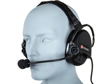 Tac Taktická sluchátka / headset PRO WYS0149 - černé, Tac-Sky 01