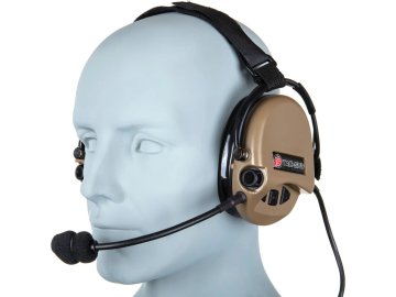 Tac Taktická sluchátka / headset PRO WYS0149 - FDE, Tac-Sky 01