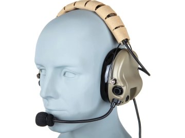 Tac Taktická sluchátka / headset WYH301 - FDE, Tac-Sky 01