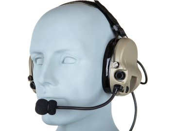Tac Taktická sluchátka / headset WYH302 - FDE, Tac-Sky 01