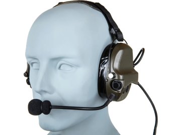 Tac Taktická sluchátka / headset WYS0142B - Foliage Green, Tac-Sky 01