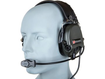 Tac Taktická sluchátka / headset WYS0147 PRO - Foliage Green, Tac-Sky 01